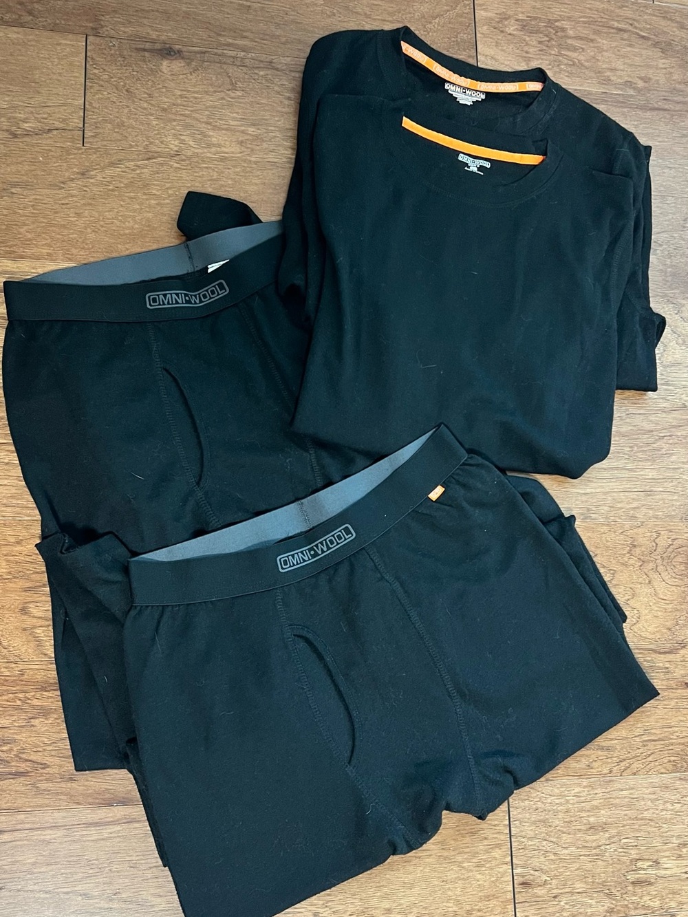 2 sets of OMNI WOOL long underwear
